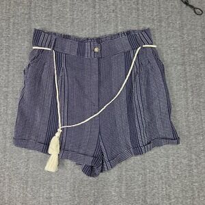 Ariat Womens Navy White Patterned Tie Waist Shorts Size XXL TTG Western